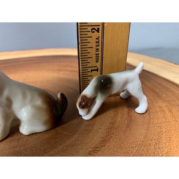 Vintage Japan Porcelian Dog Figurines Trio - Picture 9 of 11